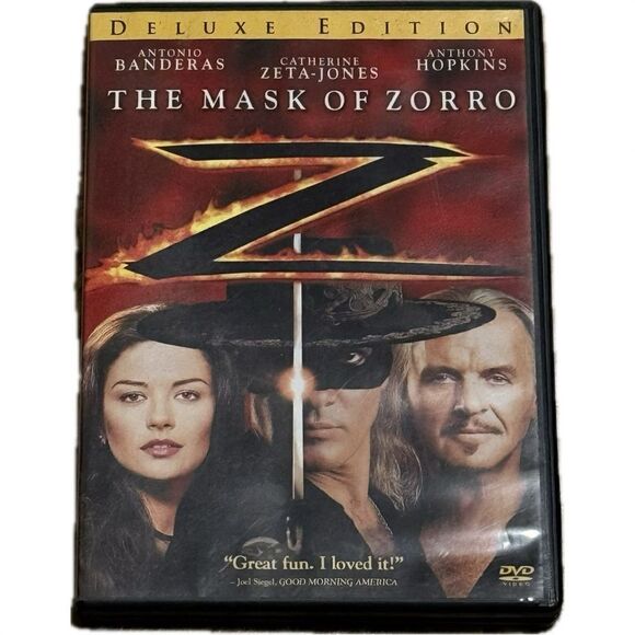 The Mask of Zorro (Deluxe Edition) - DVD - VERY GOOD - Picture 1 of 2